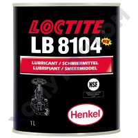 Loctite LB 8104 Cмазка силиконовая для пищевой промышленности, банка 1л