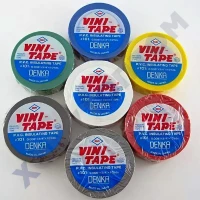 Изолента ПВХ Vini-Tape #101 Denka разноцветная 0,2х19х10м Japan