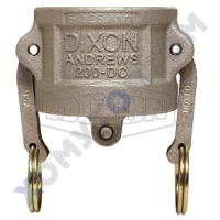 Заглушка (пробка) Dixon тип DC для камлока (ниппель) горячештамповочная алюминиевая