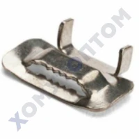 Скрепа бугель для стальной ленты с зубьями SS304